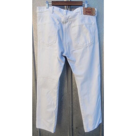 Levi Straight Fit Button Fly 501xx Jeans Size W36.5 L28 - Picture 2 of 8